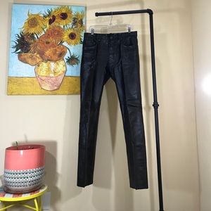 Lucky Leather Pants Black
